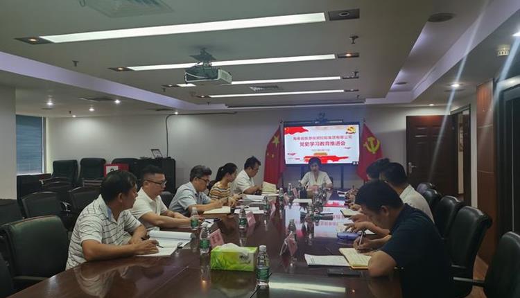 海南省旅控召开党史学习 教育推进会